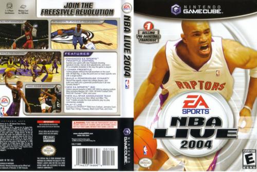 NBA Live 2004 (Europe) (En,Fr,De,Es,It) Cover - Click for full size image